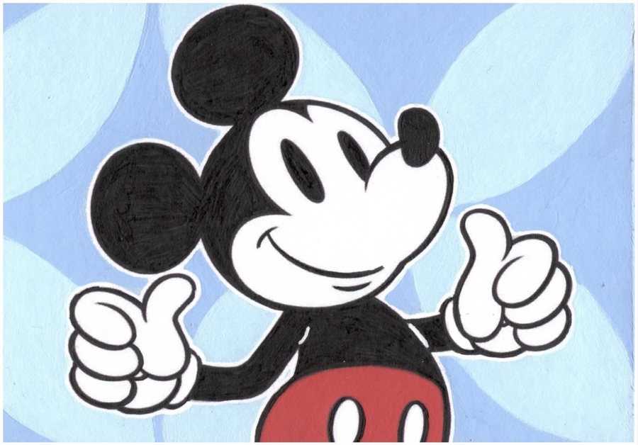 Mickey Mouse original painting by Kevin Graham